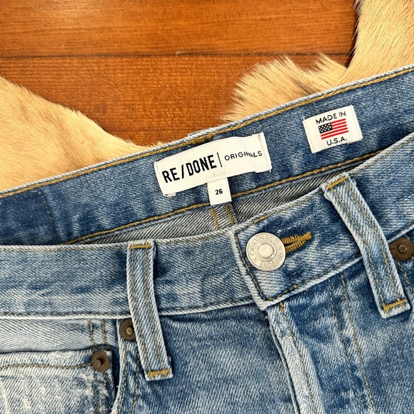 RE/DONE High Rise Ankle Crop - Picture 2 of 5